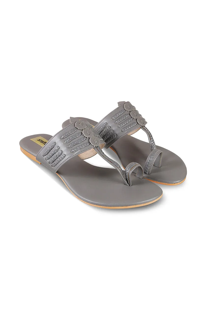 Classic K Flats Taupe