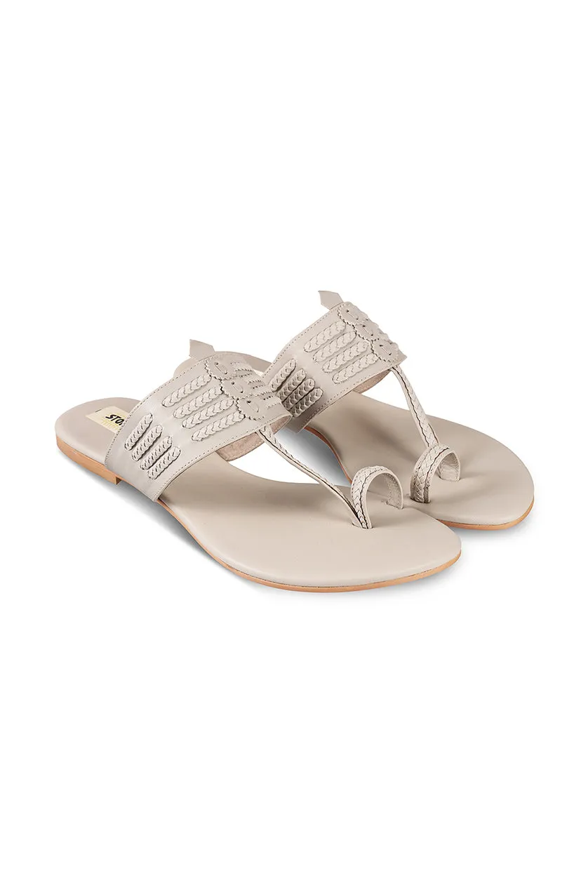 Classic K Flats Taupe