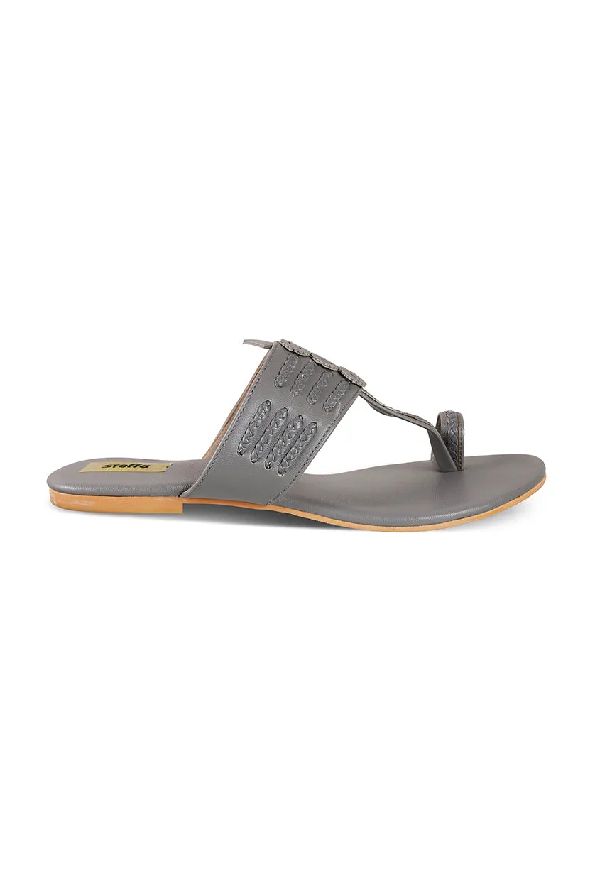 Classic K Flats Taupe