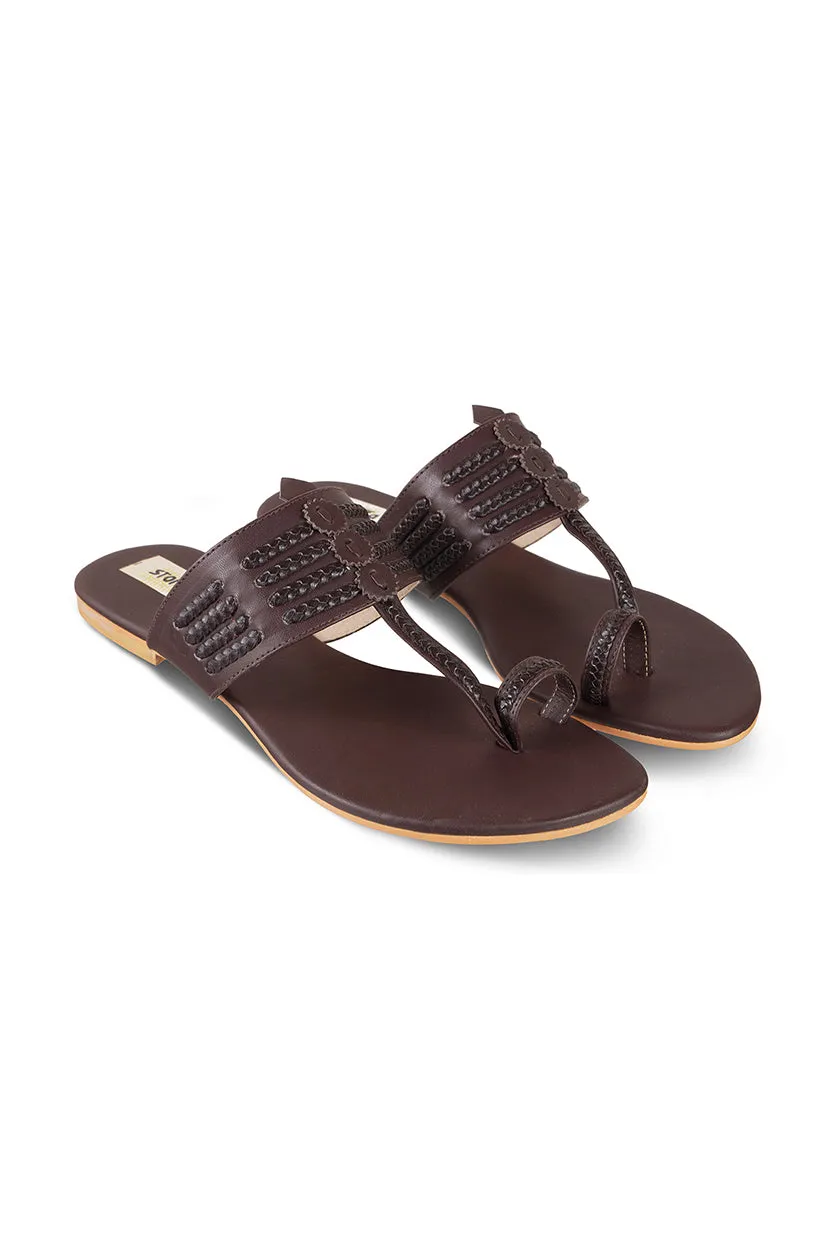 Classic K Flats Taupe