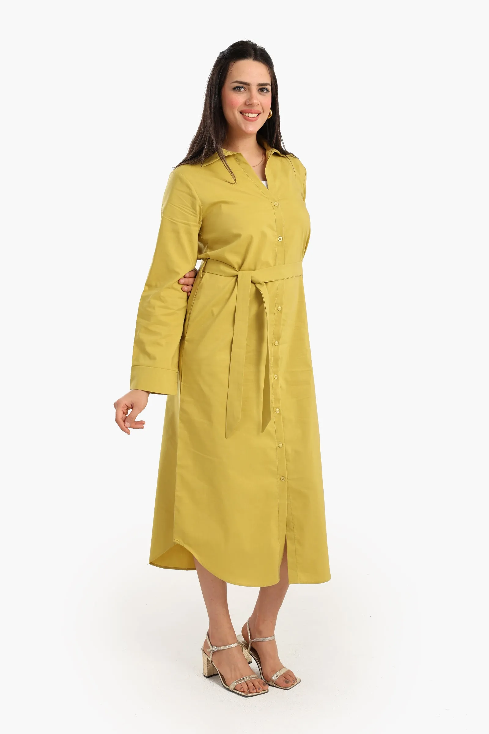 Classic Poplin Shirt Dress