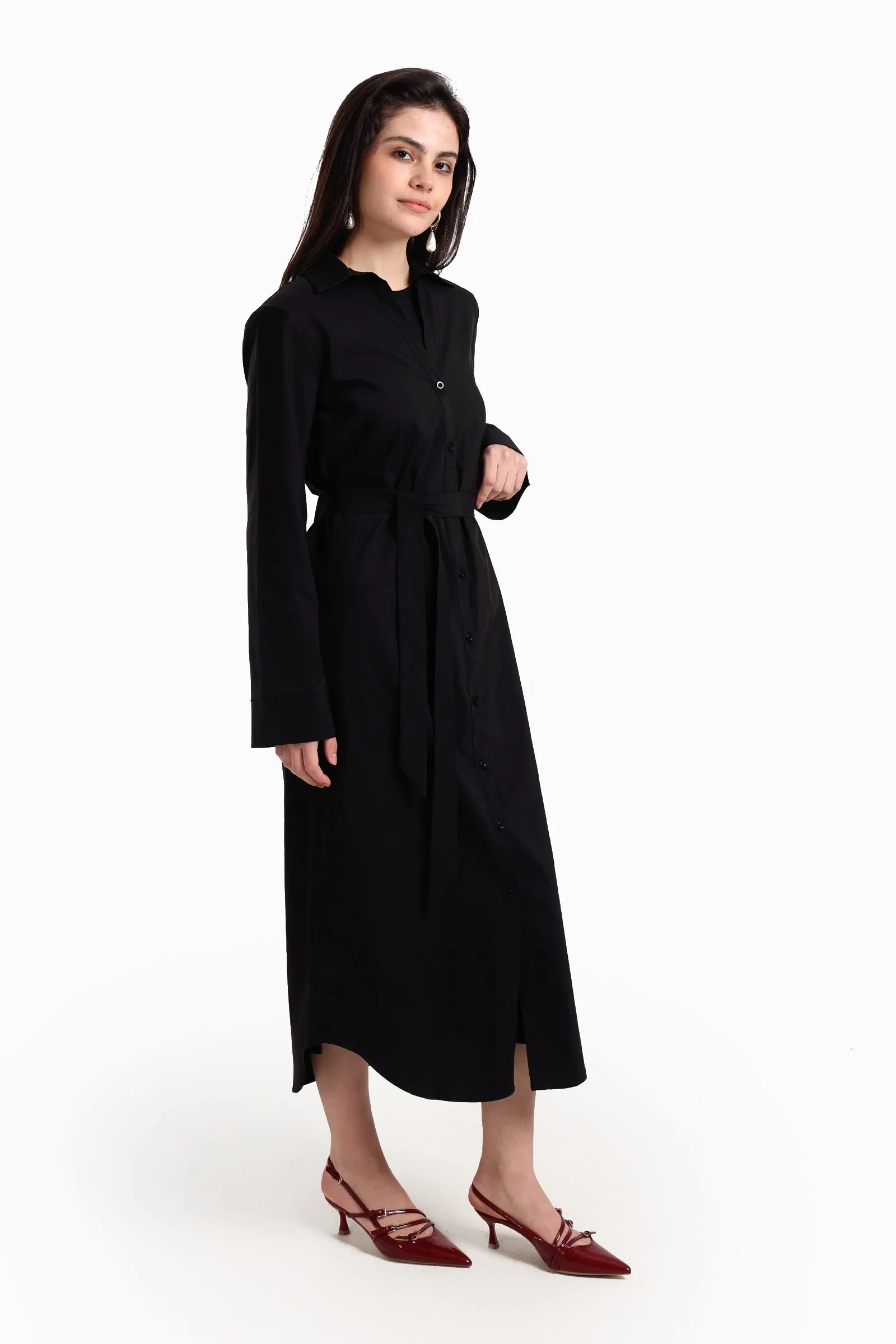 Classic Poplin Shirt Dress