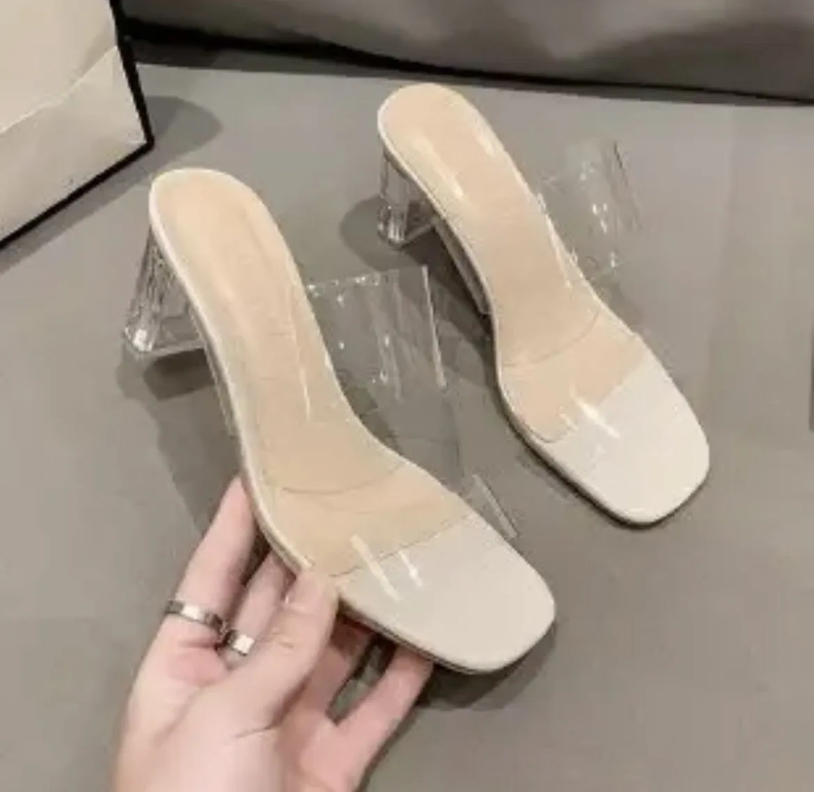 Coco Clear Heels