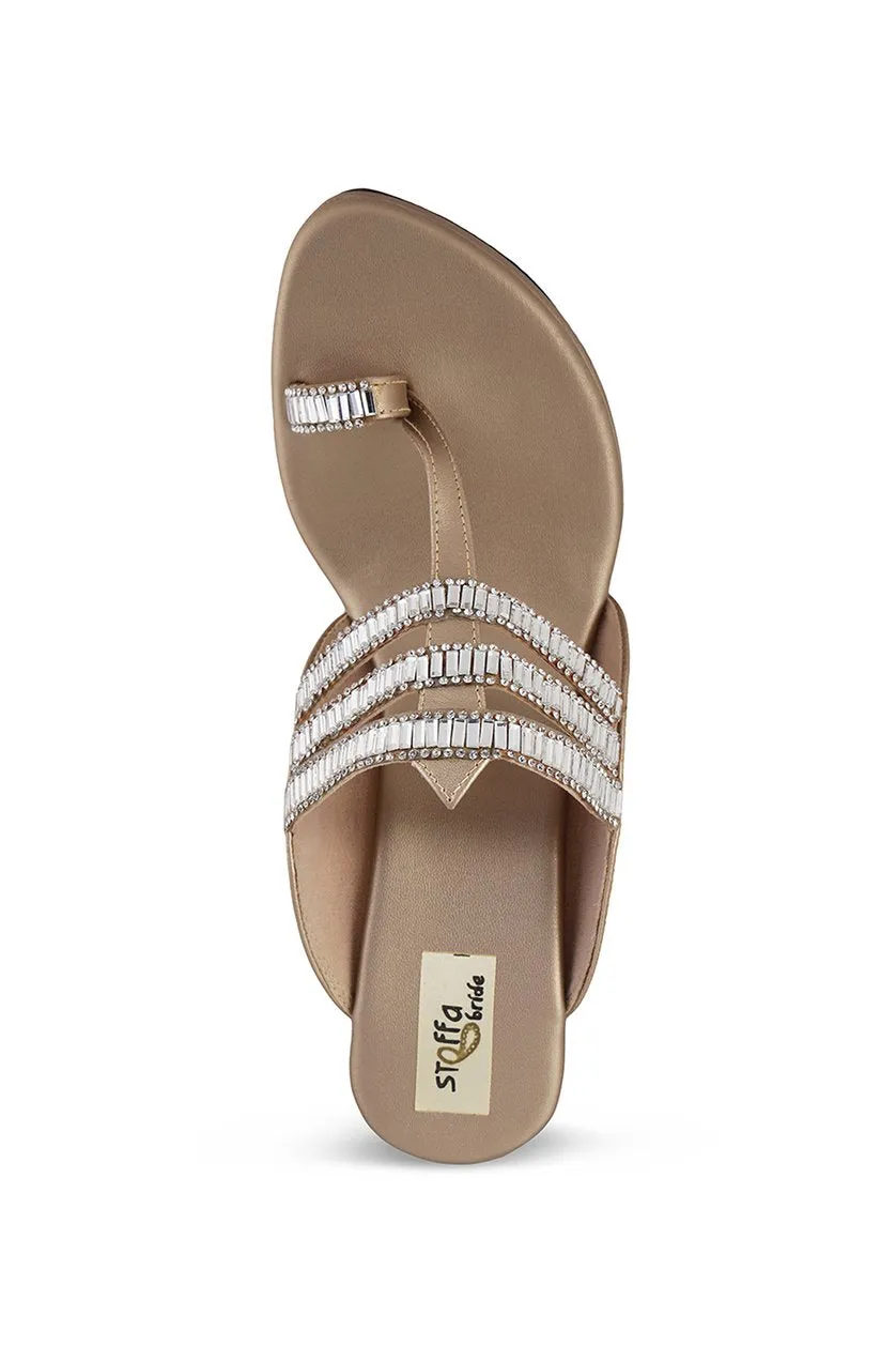 Crystal High K Wedge Silver