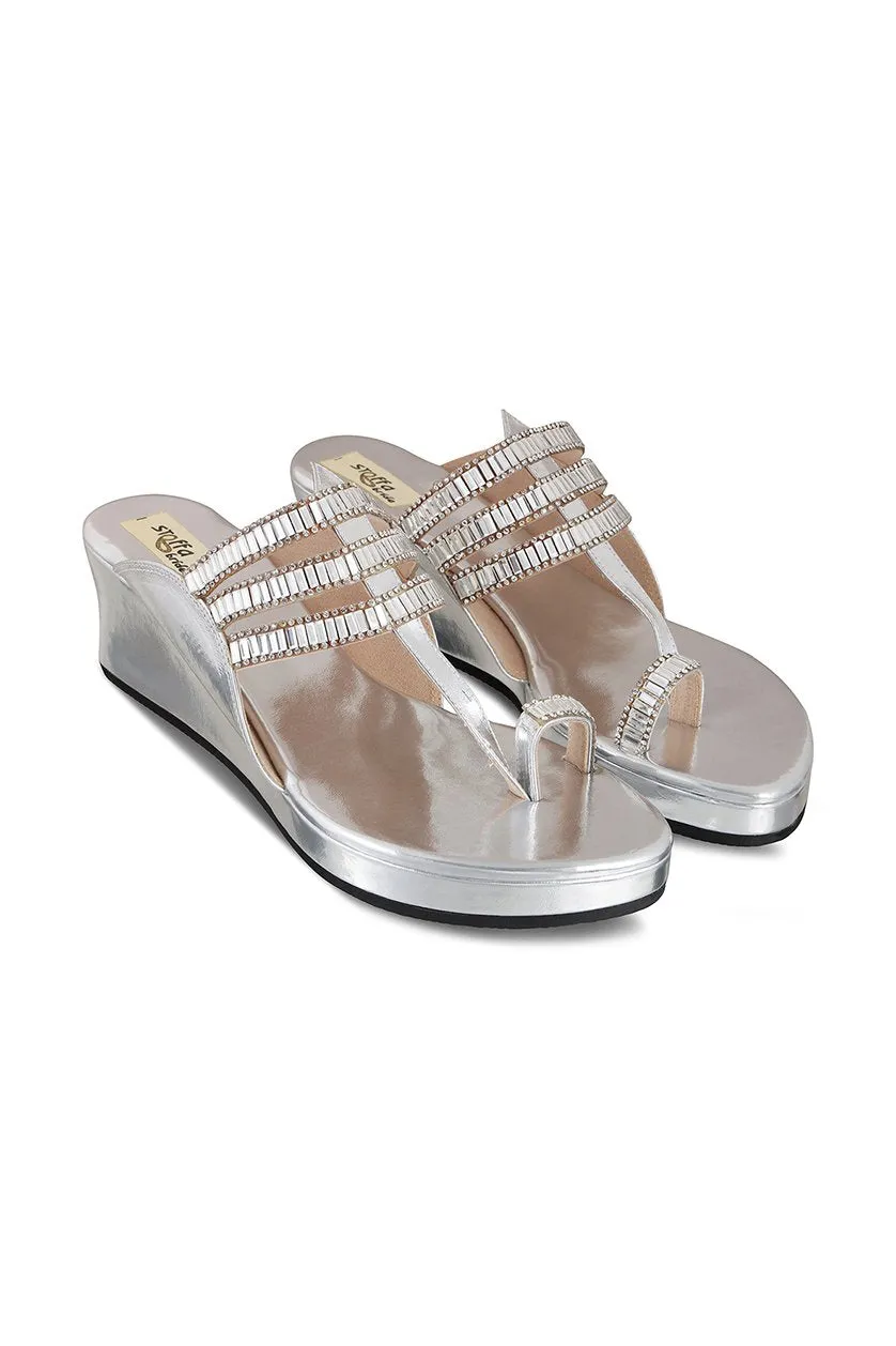 Crystal Low K Wedge Silver