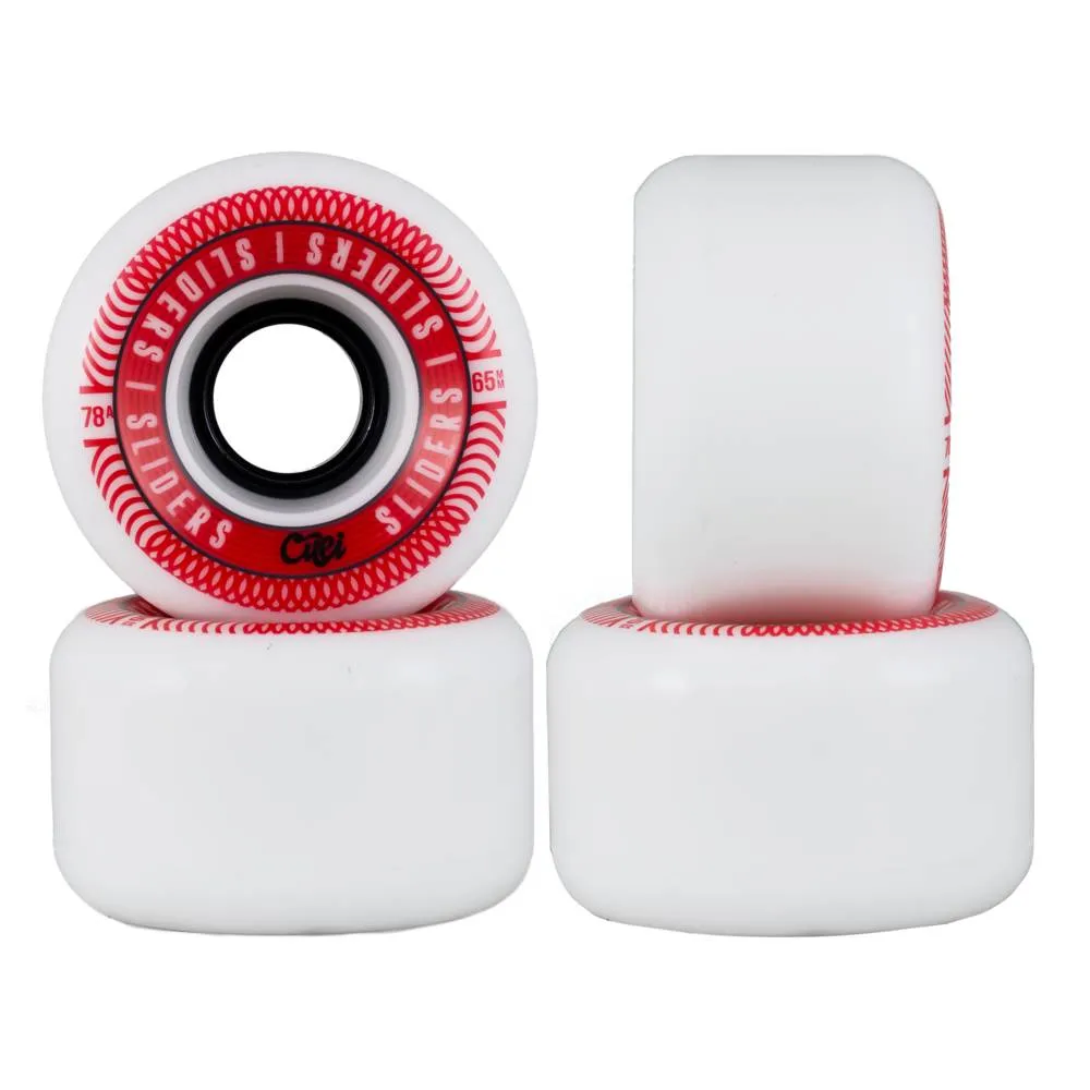 Cuei Sliders 65mm 78a longboard wheels