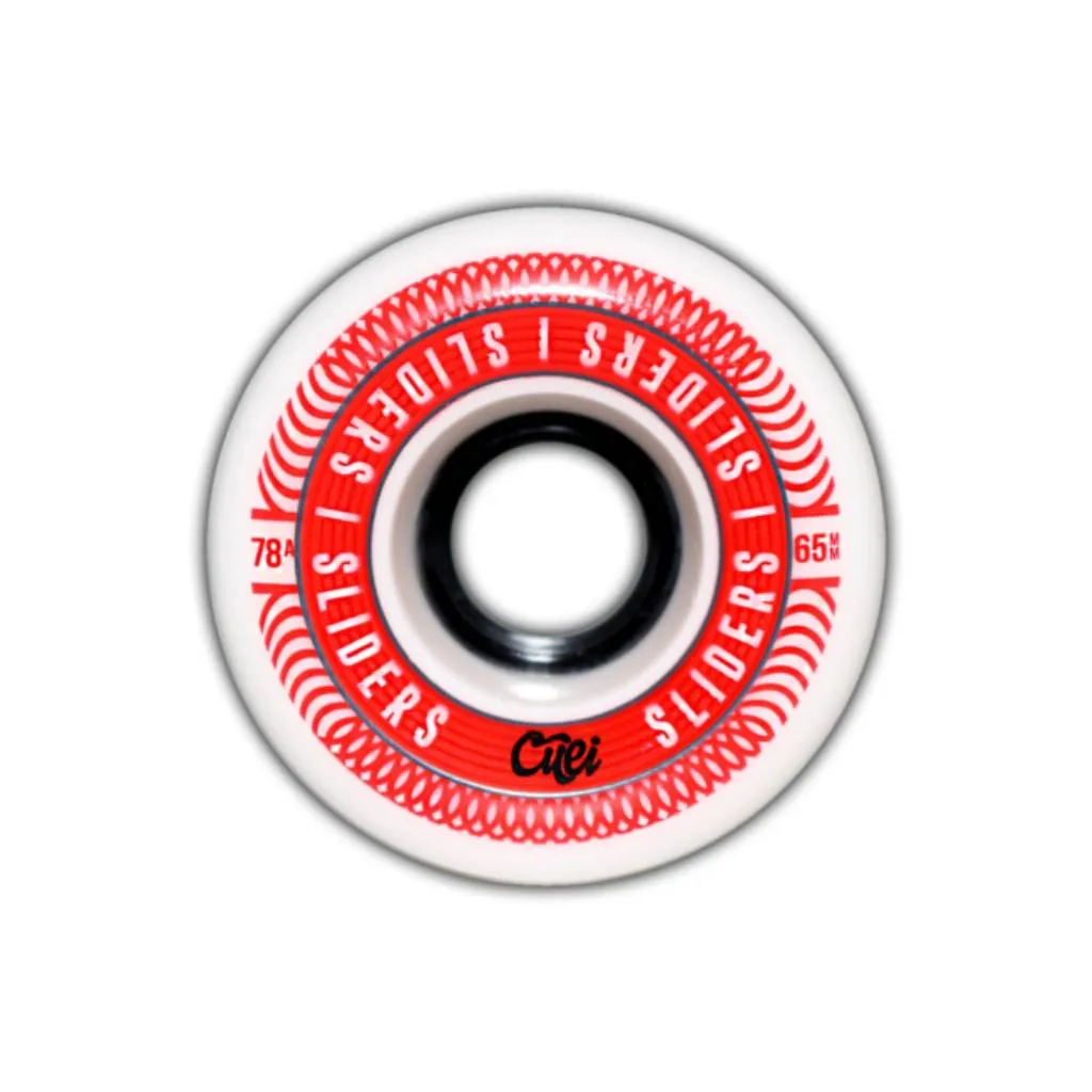 Cuei Sliders 65mm 78a longboard wheels