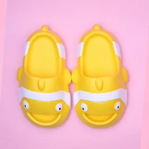 Cute Yellow Dolphin Kids Slides