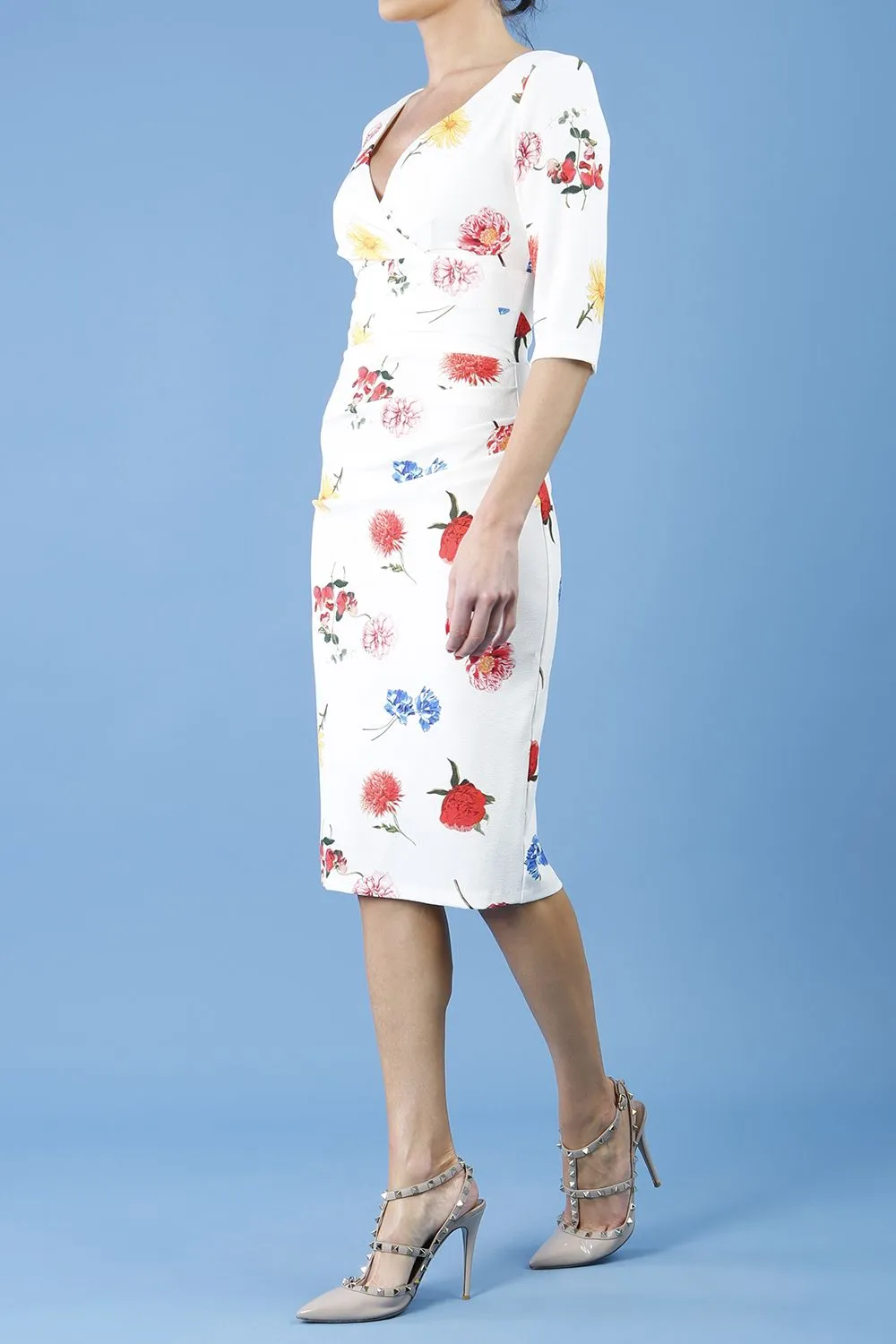 Cynthia Floral Print Dress