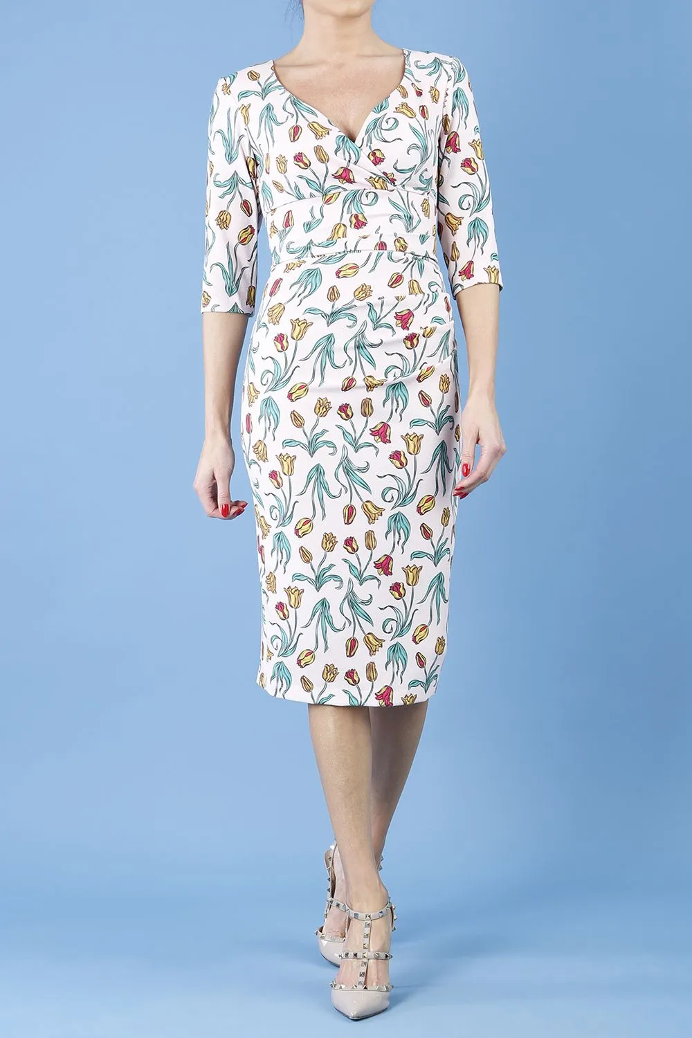 Cynthia Floral Print Dress