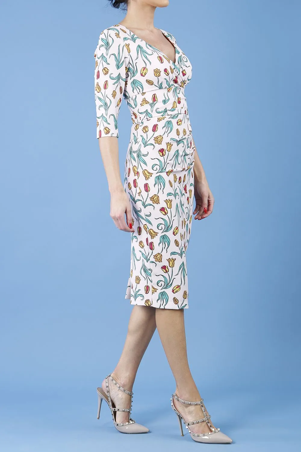 Cynthia Floral Print Dress