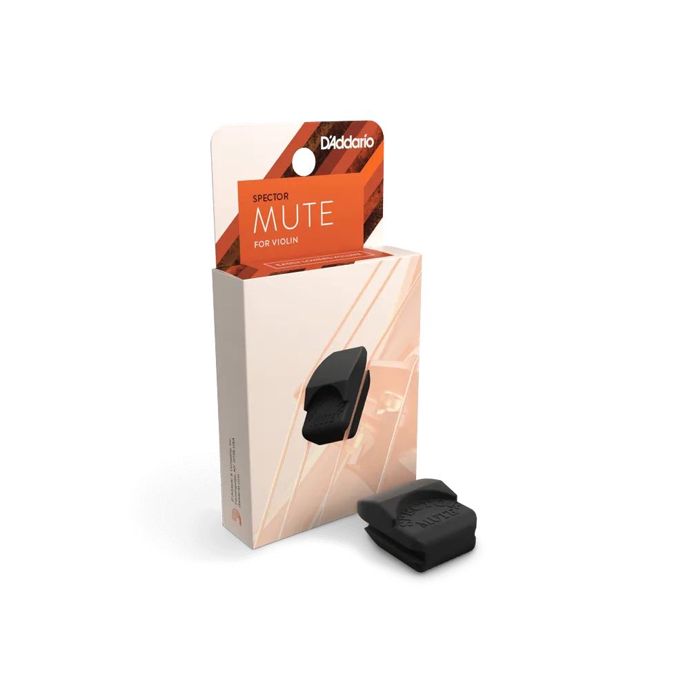 D'Addario Spector Violin Mute - Black