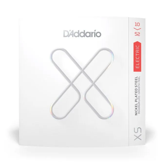 D'Addario XSE1052 XS Nickel Coated Electric Strings - Light Top/Heavy Bottom 10-52
