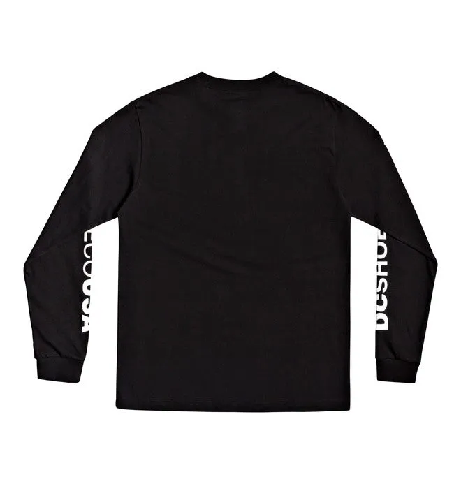 DC Mens Square Star Long Sleeve T-Shirt