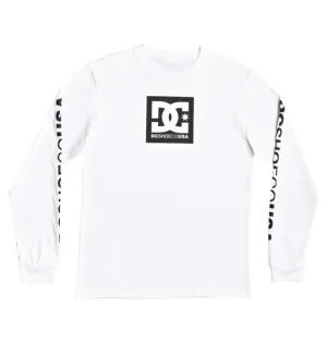 DC Mens Square Star Long Sleeve T-Shirt