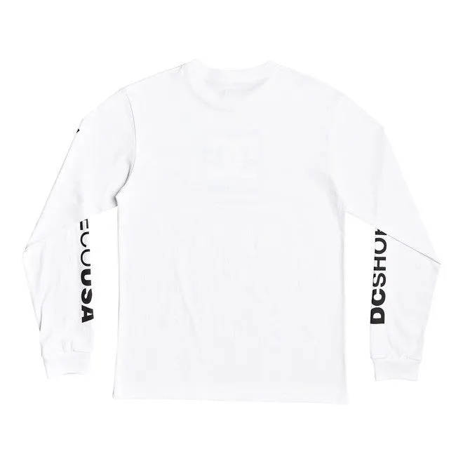 DC Mens Square Star Long Sleeve T-Shirt