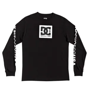 DC Mens Square Star Long Sleeve T-Shirt