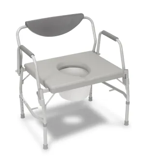 Deluxe Bariatric Drop-Arm Commode