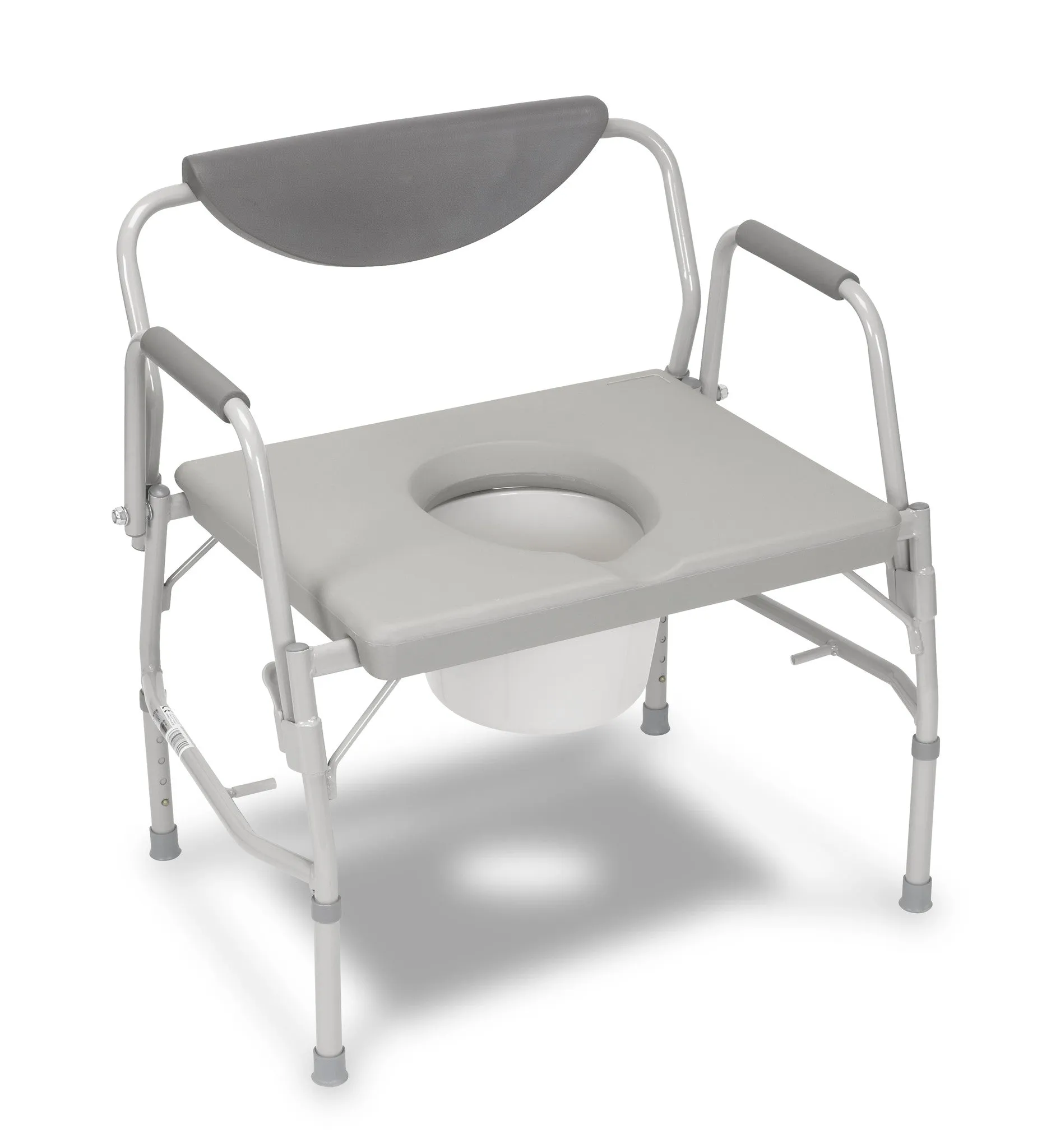 Deluxe Bariatric Drop-Arm Commode