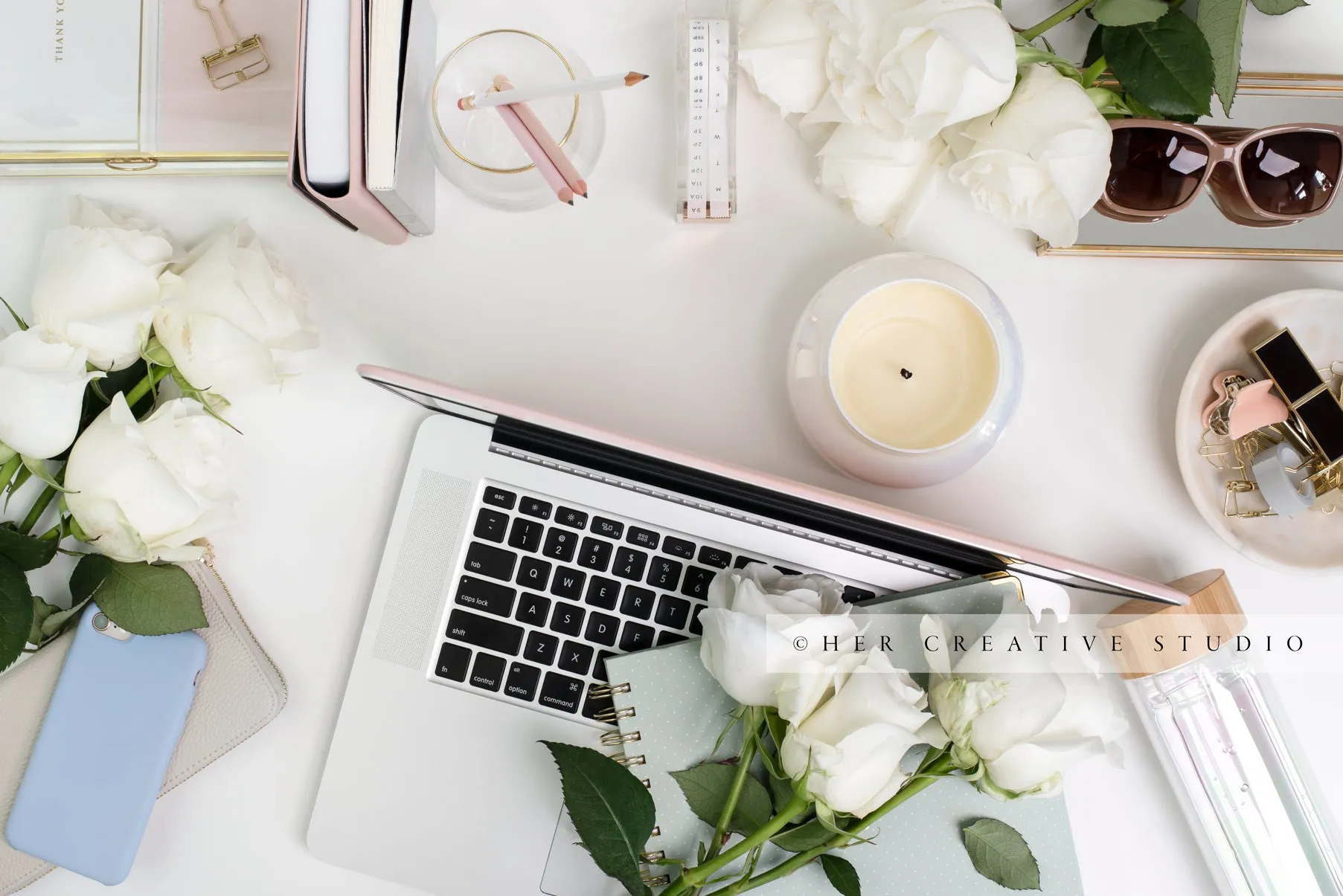 Desktop with Accessories