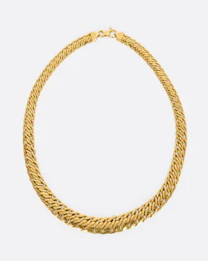 Double Curb Chain Necklace