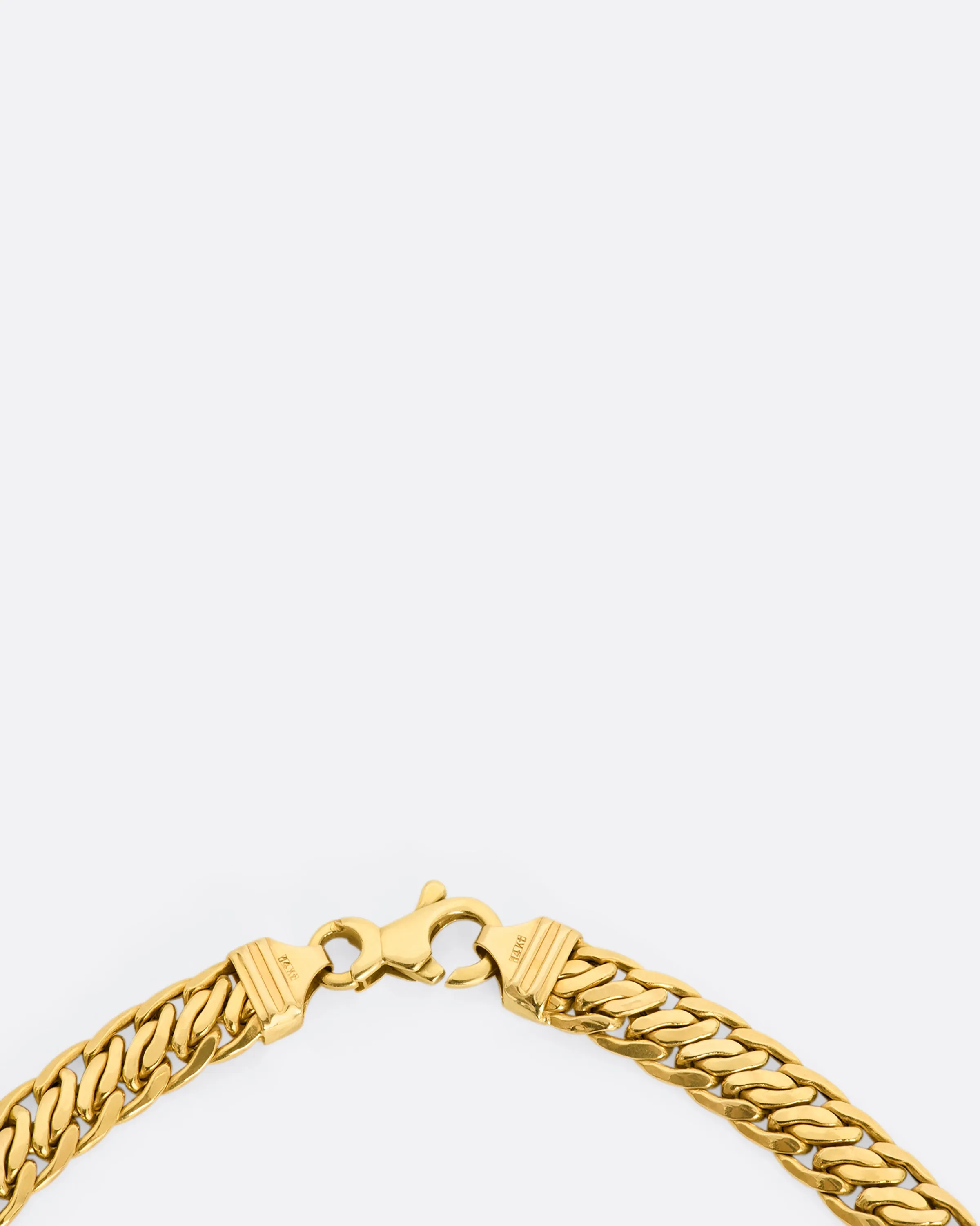 Double Curb Chain Necklace