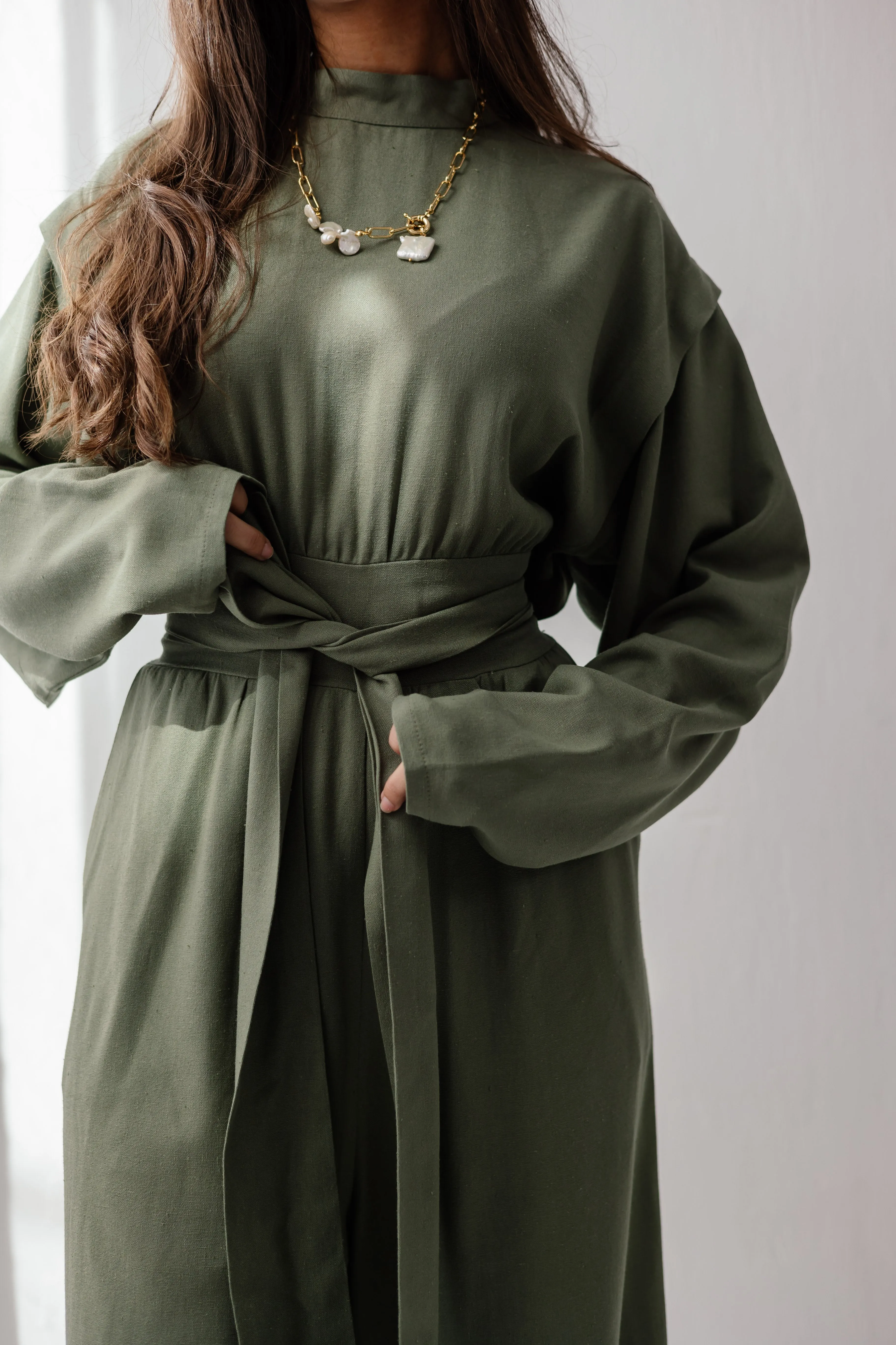 Dune Horizon Jumpsuit in Olive