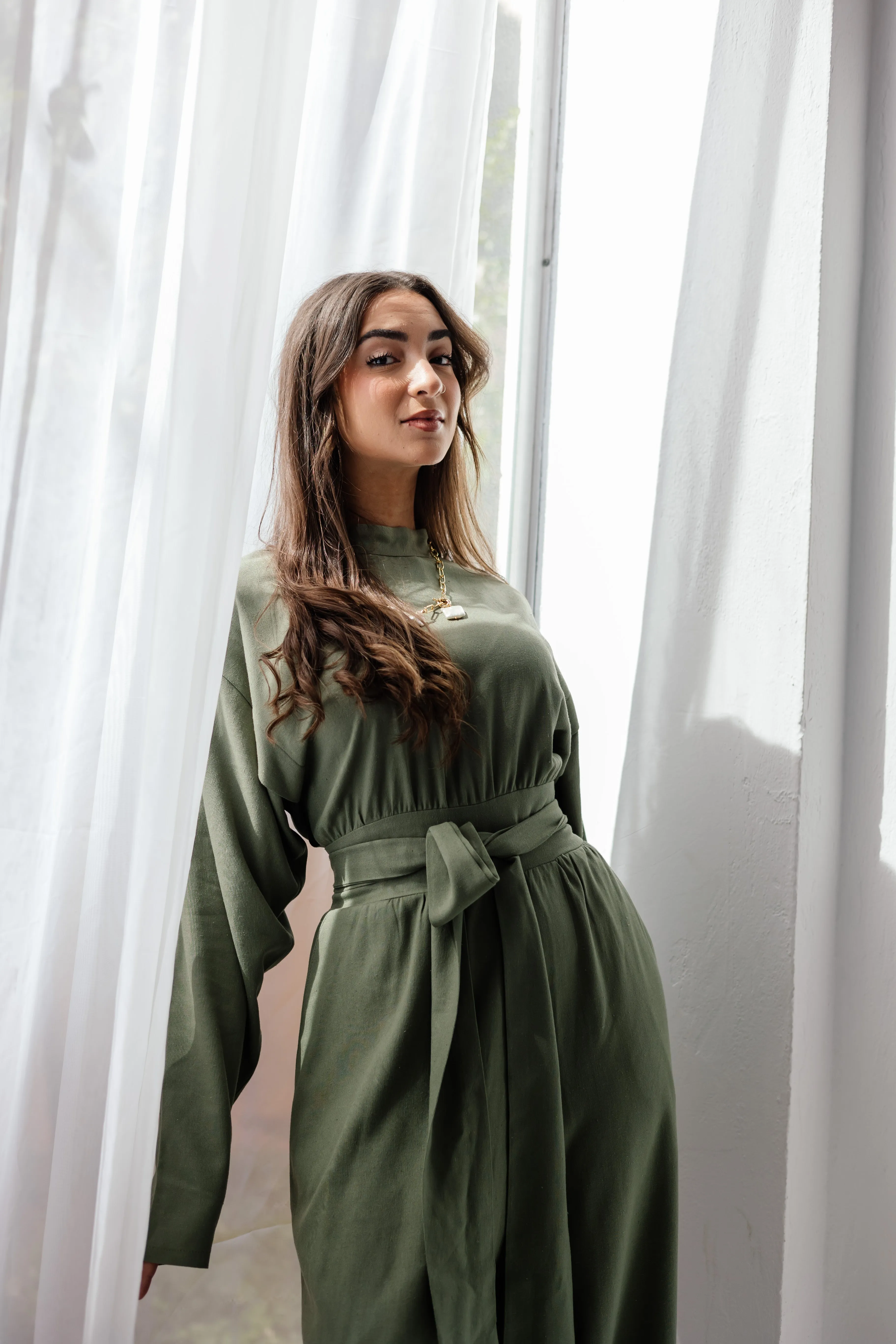 Dune Horizon Jumpsuit in Olive