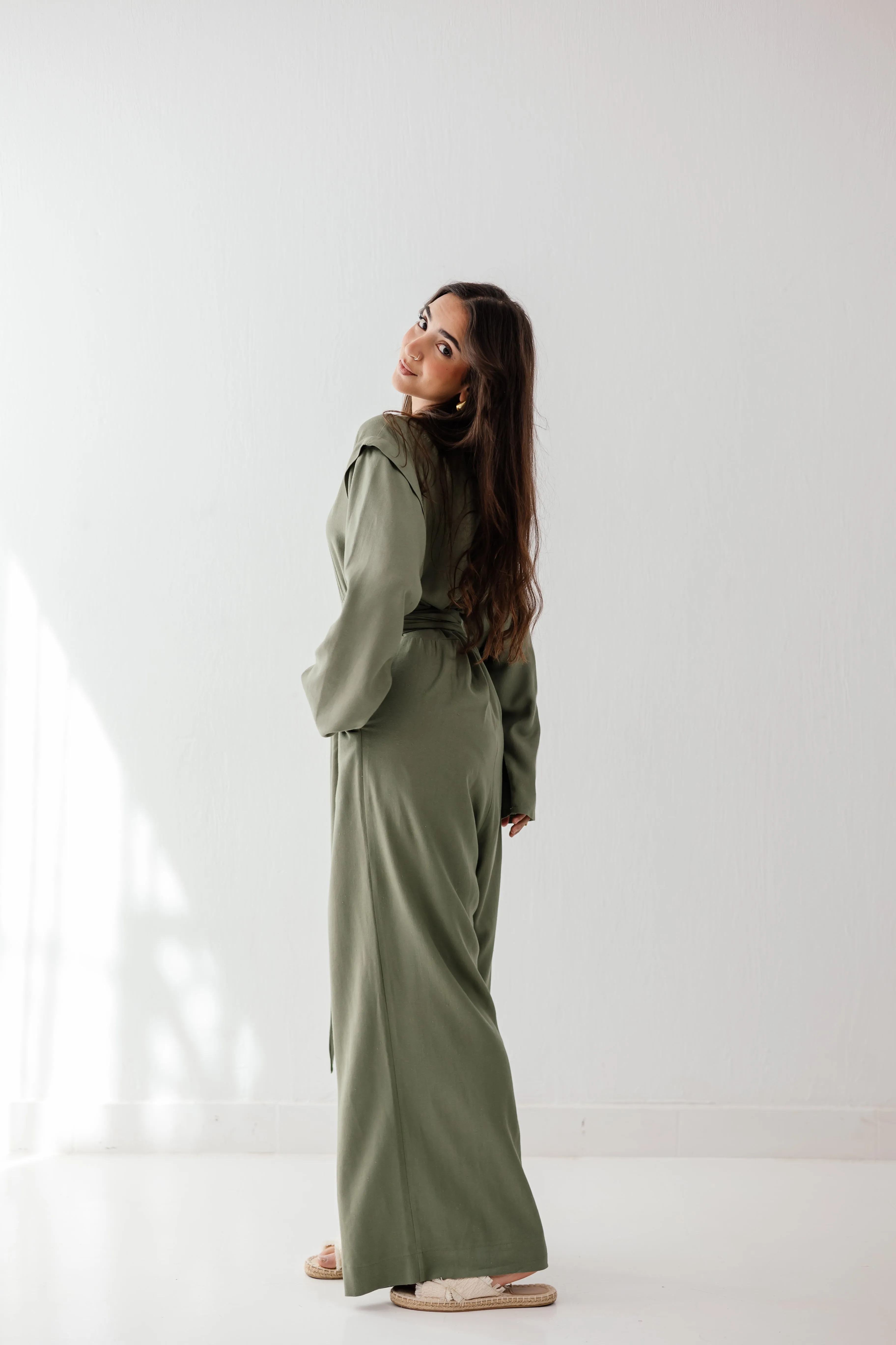 Dune Horizon Jumpsuit in Olive
