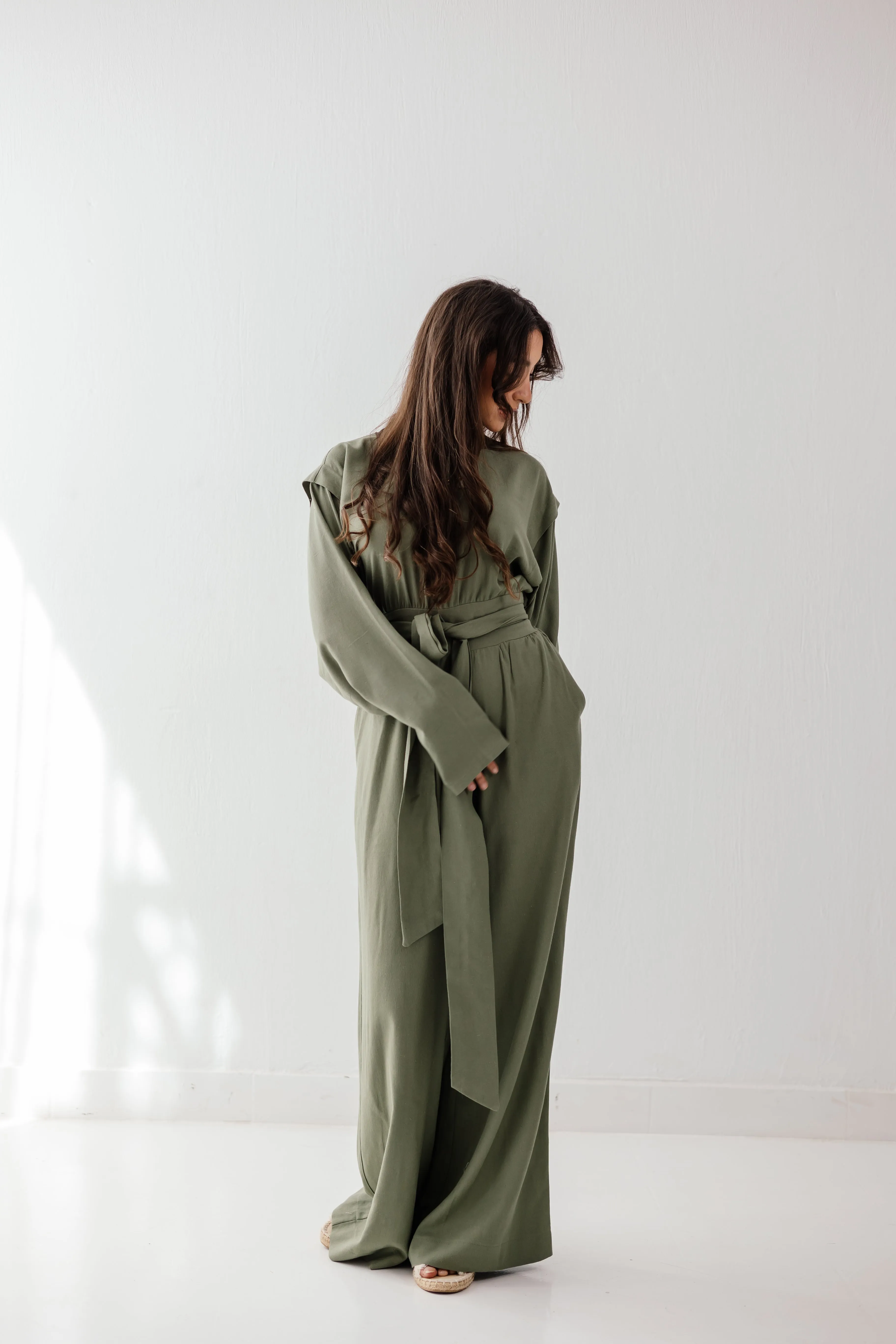 Dune Horizon Jumpsuit in Olive