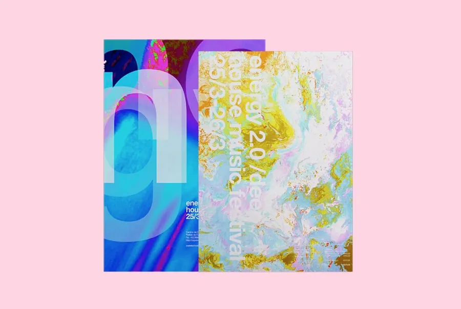 DVD Music Festival Mockup