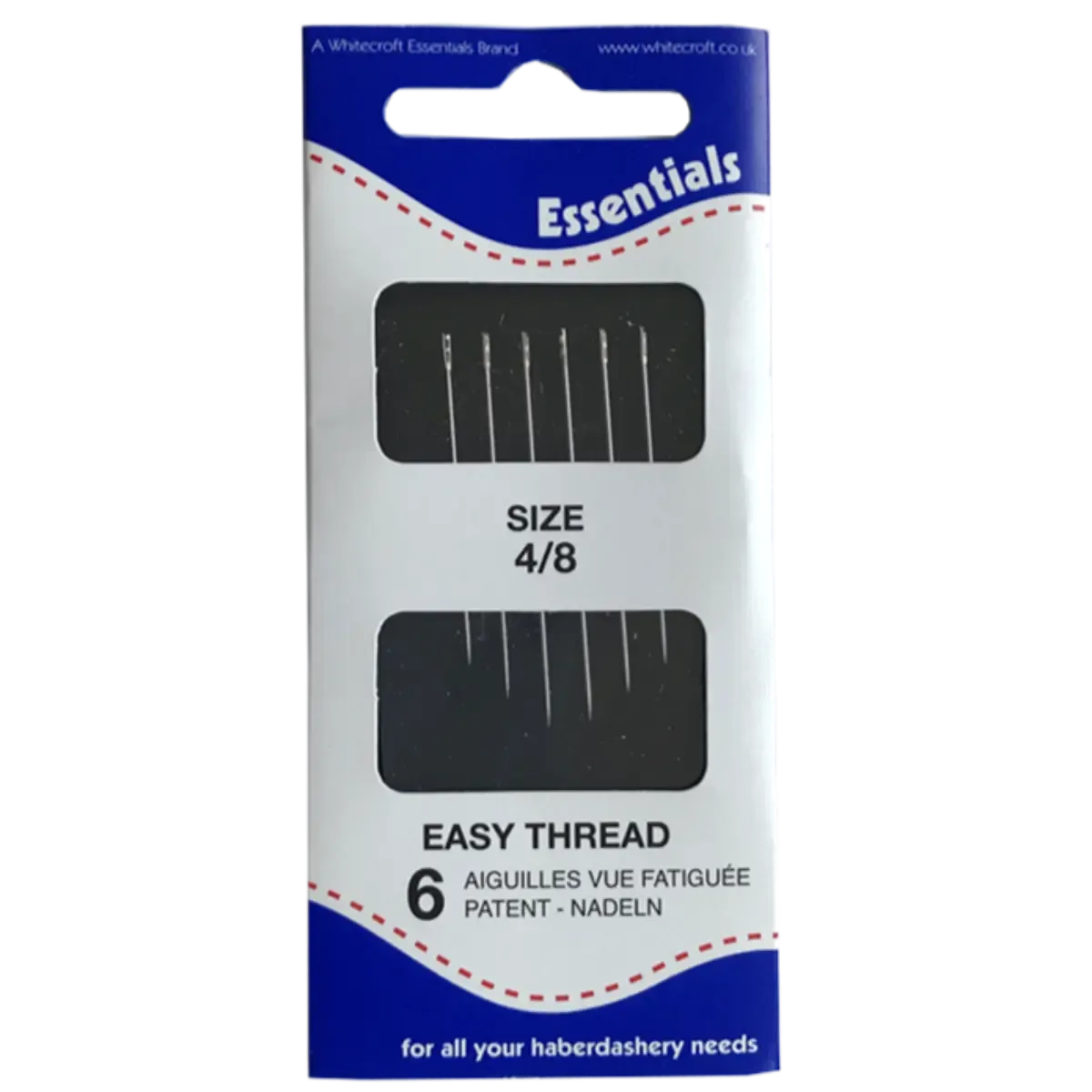 Easy Threading Hand Sewing Needles Pack Of 6