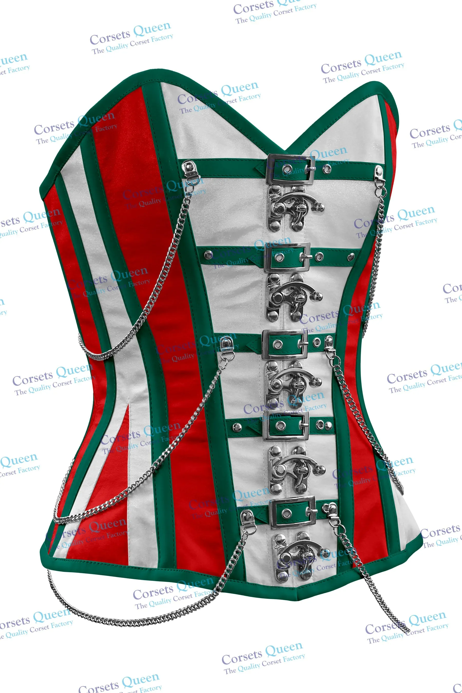 Eilidth Steel Boned Overbust Christmas Special Corset
