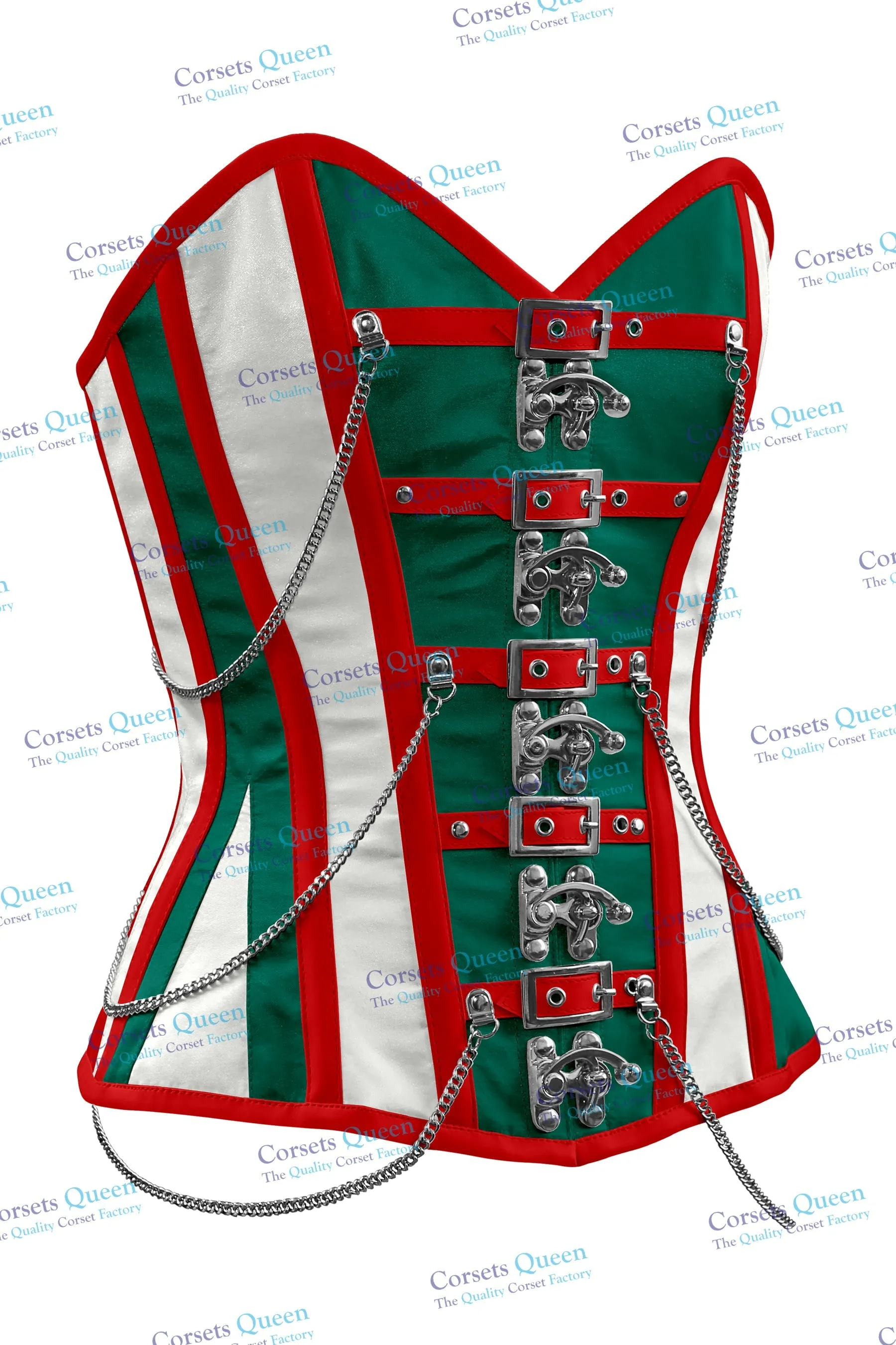 Eilidth Steel Boned Overbust Christmas Special Corset