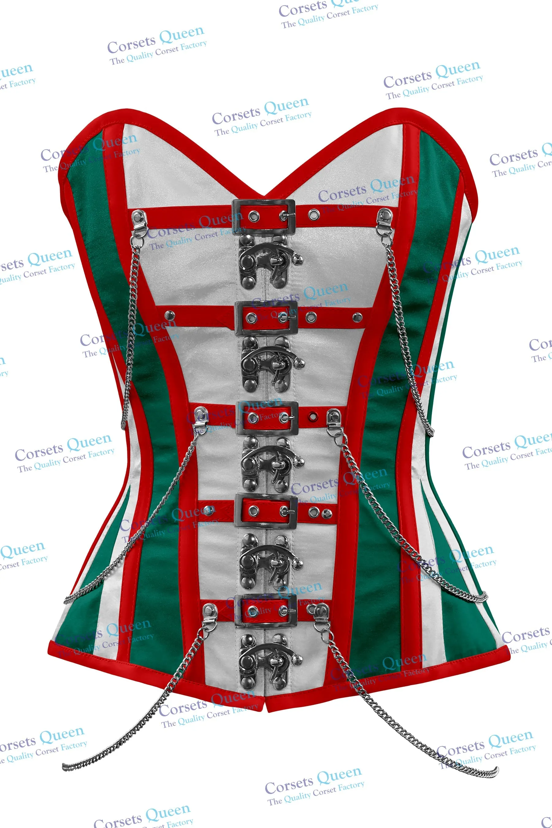 Eilidth Steel Boned Overbust Christmas Special Corset
