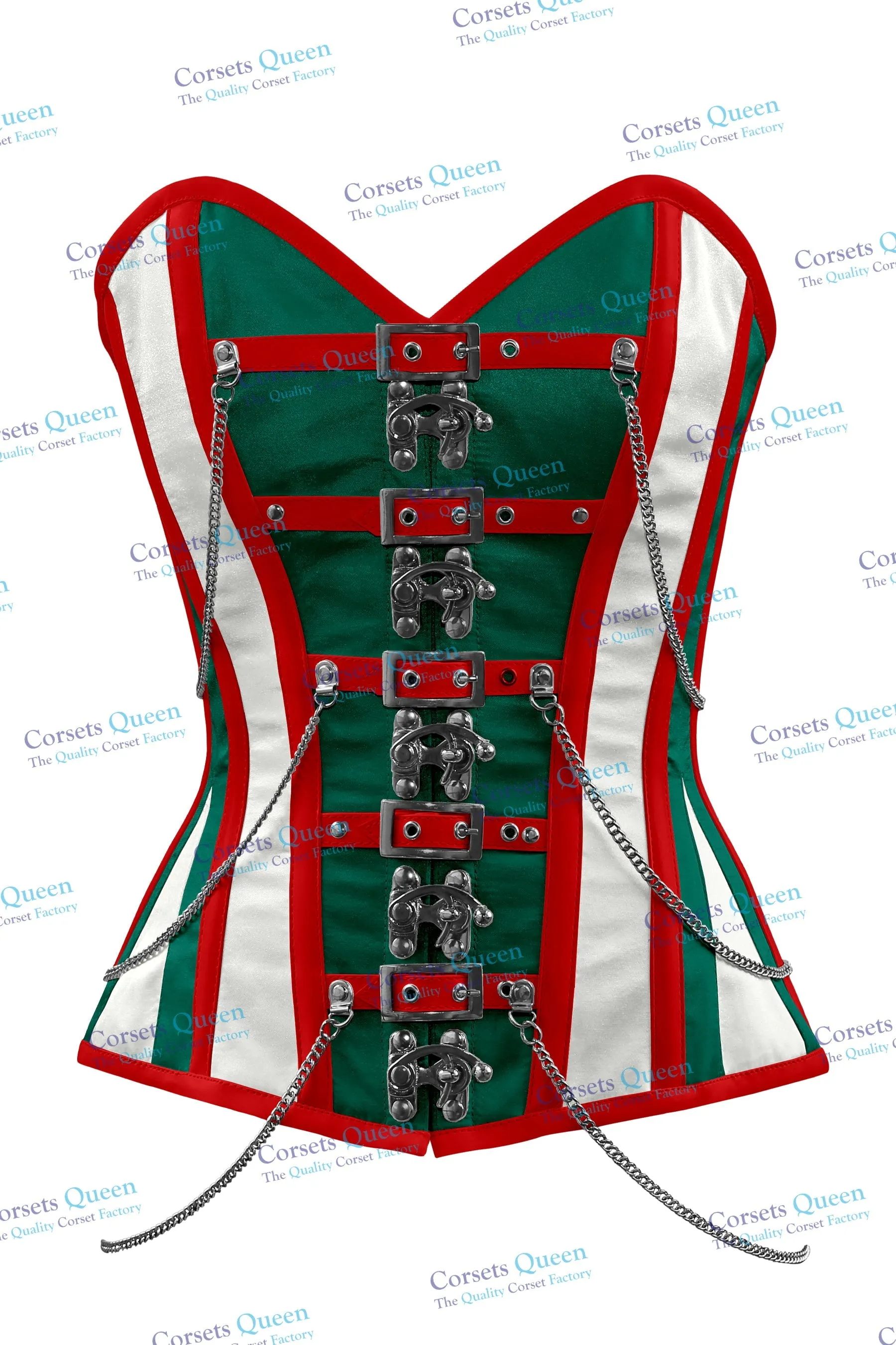 Eilidth Steel Boned Overbust Christmas Special Corset