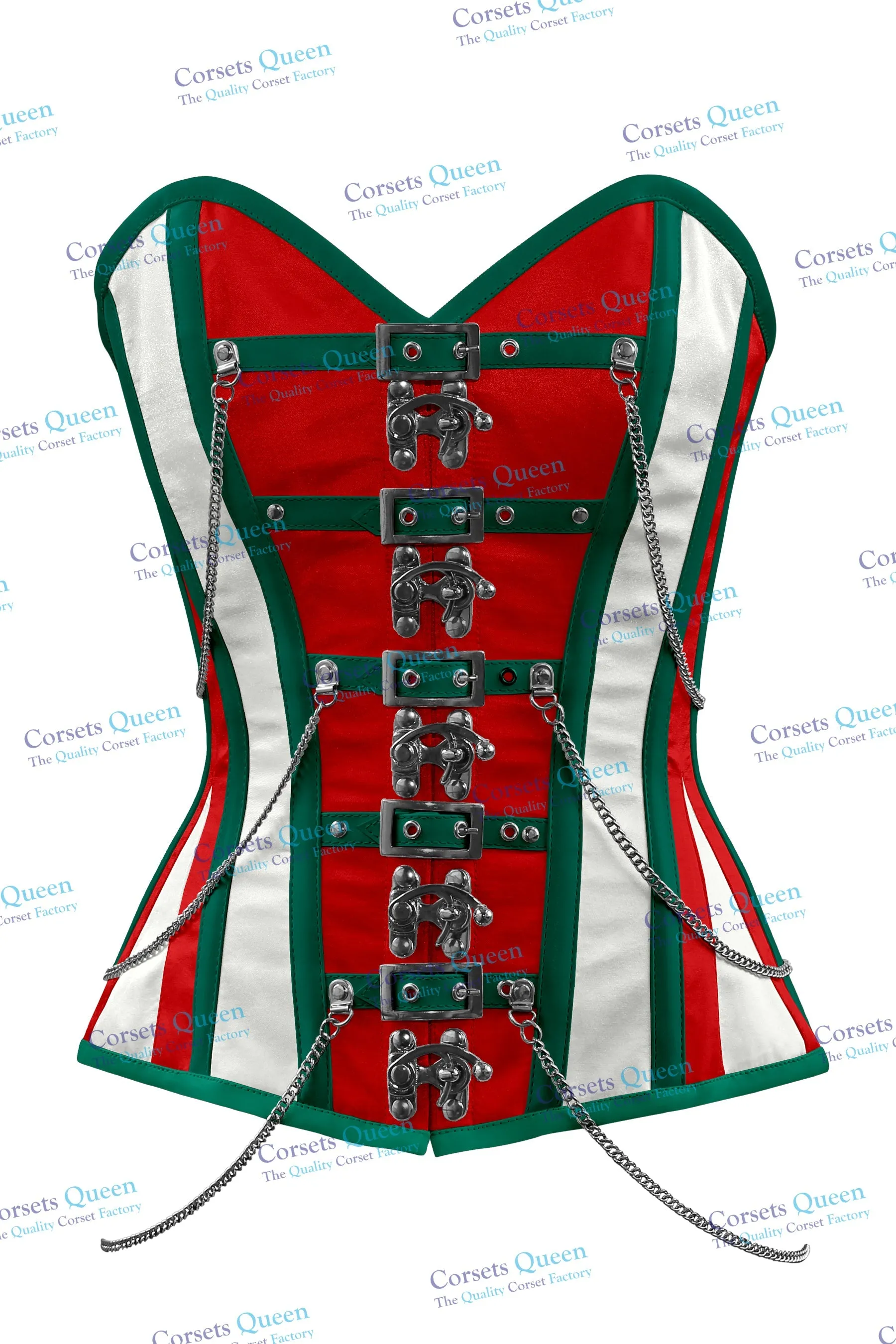 Eilidth Steel Boned Overbust Christmas Special Corset
