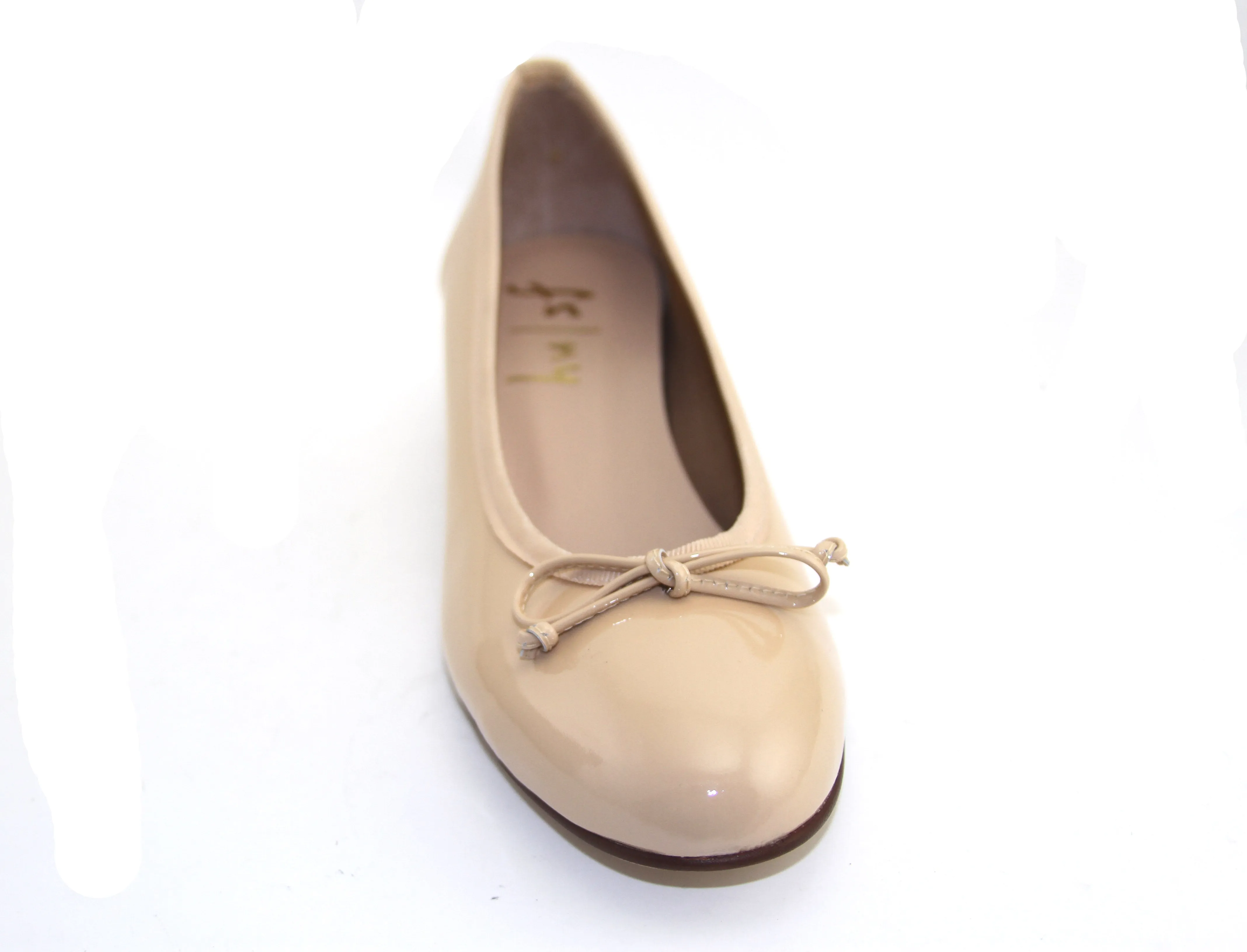 Elda - Beige Patent