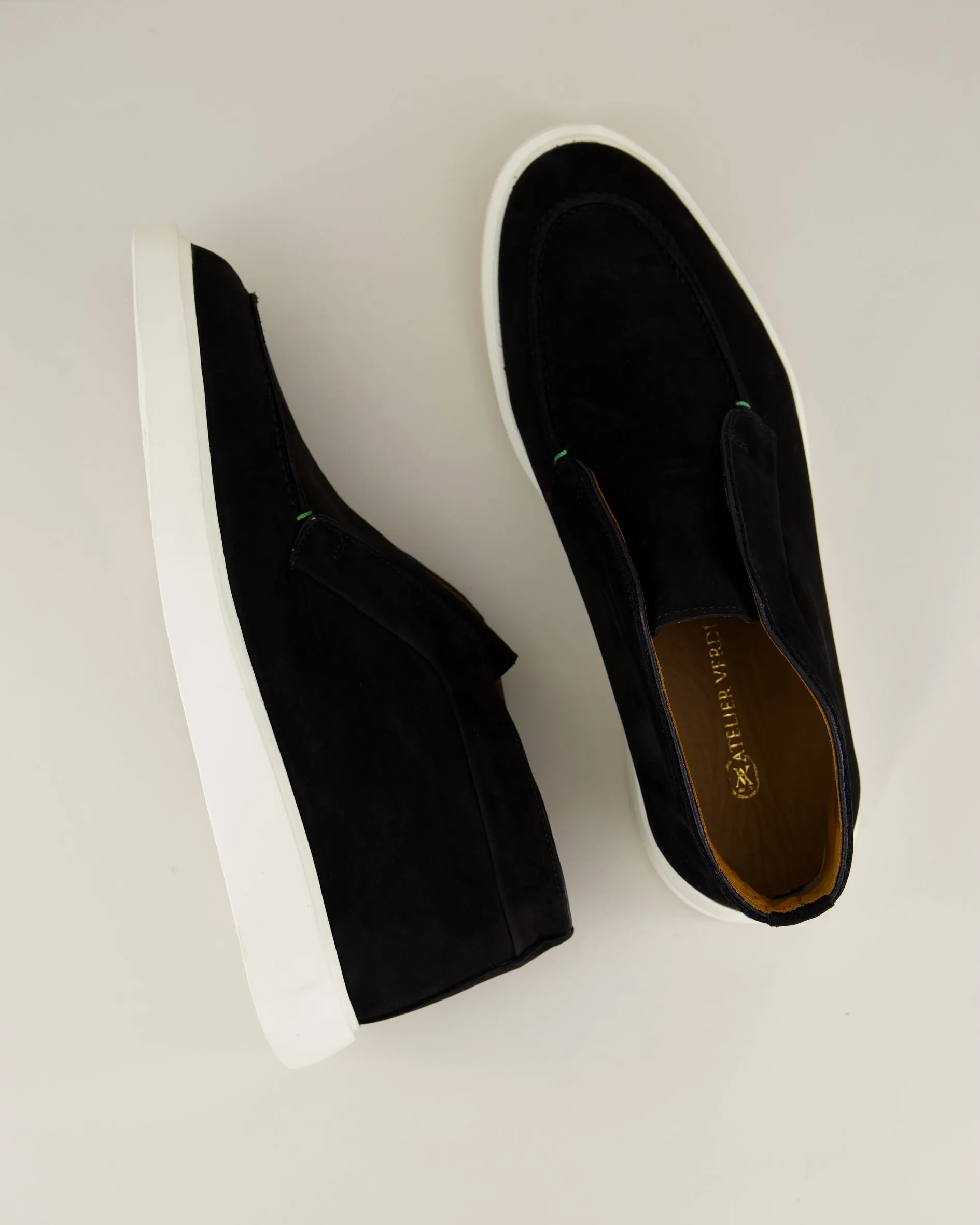 Enzo AVM-M02 Black Nubuck Leather