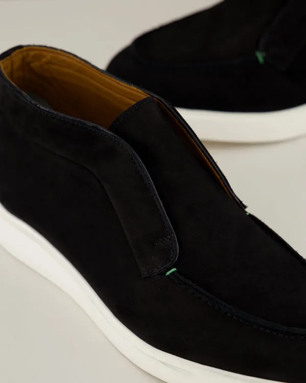 Enzo AVM-M02 Black Nubuck Leather