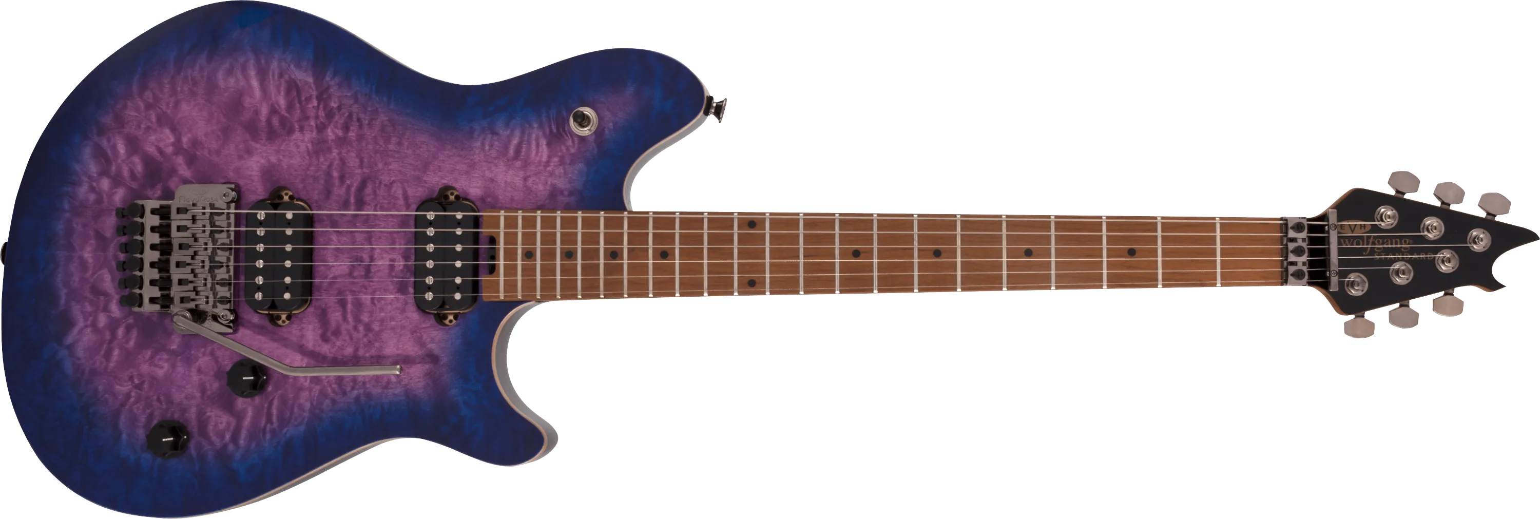 EVH Wolfgang WG Standard QM, Baked Maple Fingerboard in Northern Lights