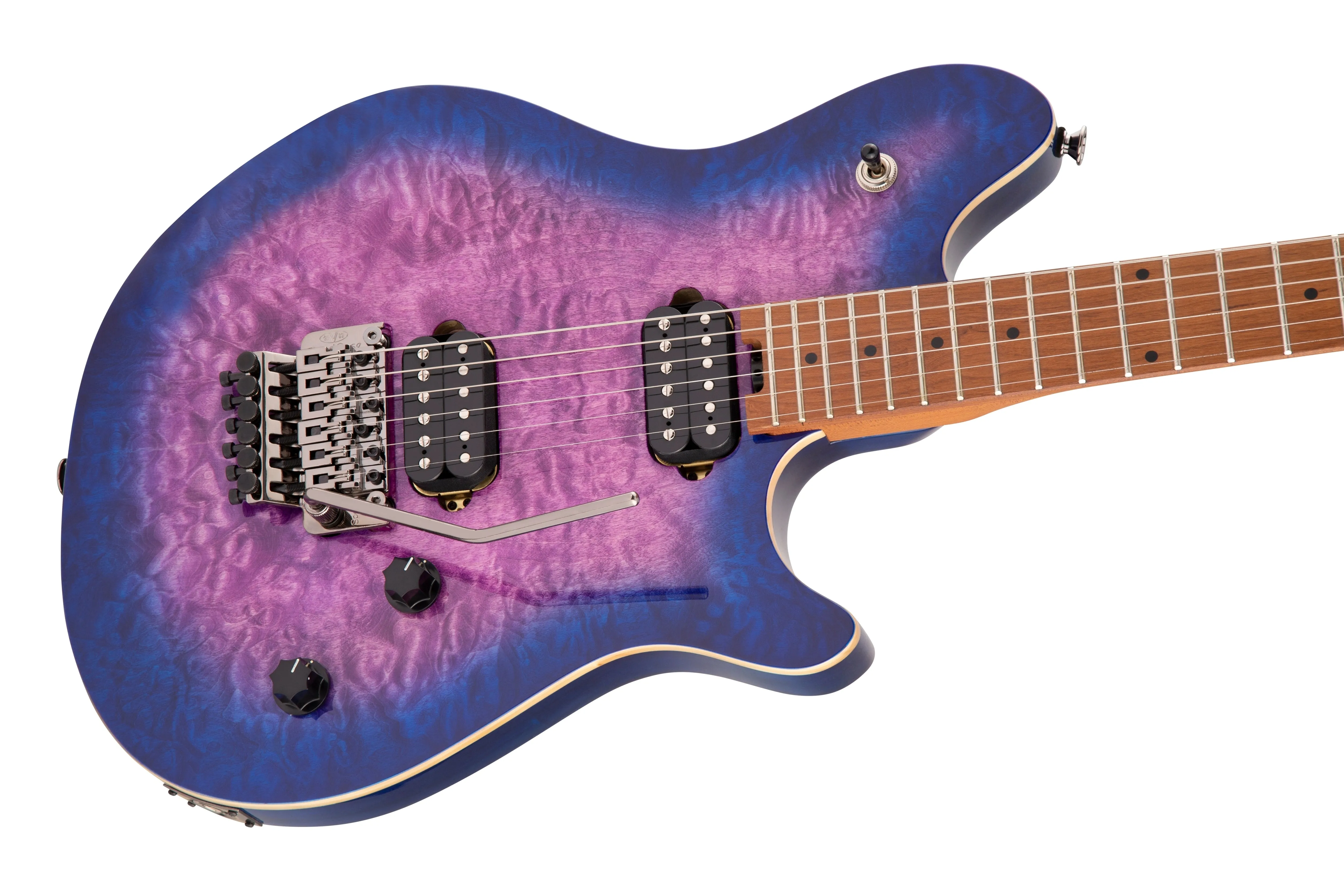 EVH Wolfgang WG Standard QM, Baked Maple Fingerboard in Northern Lights