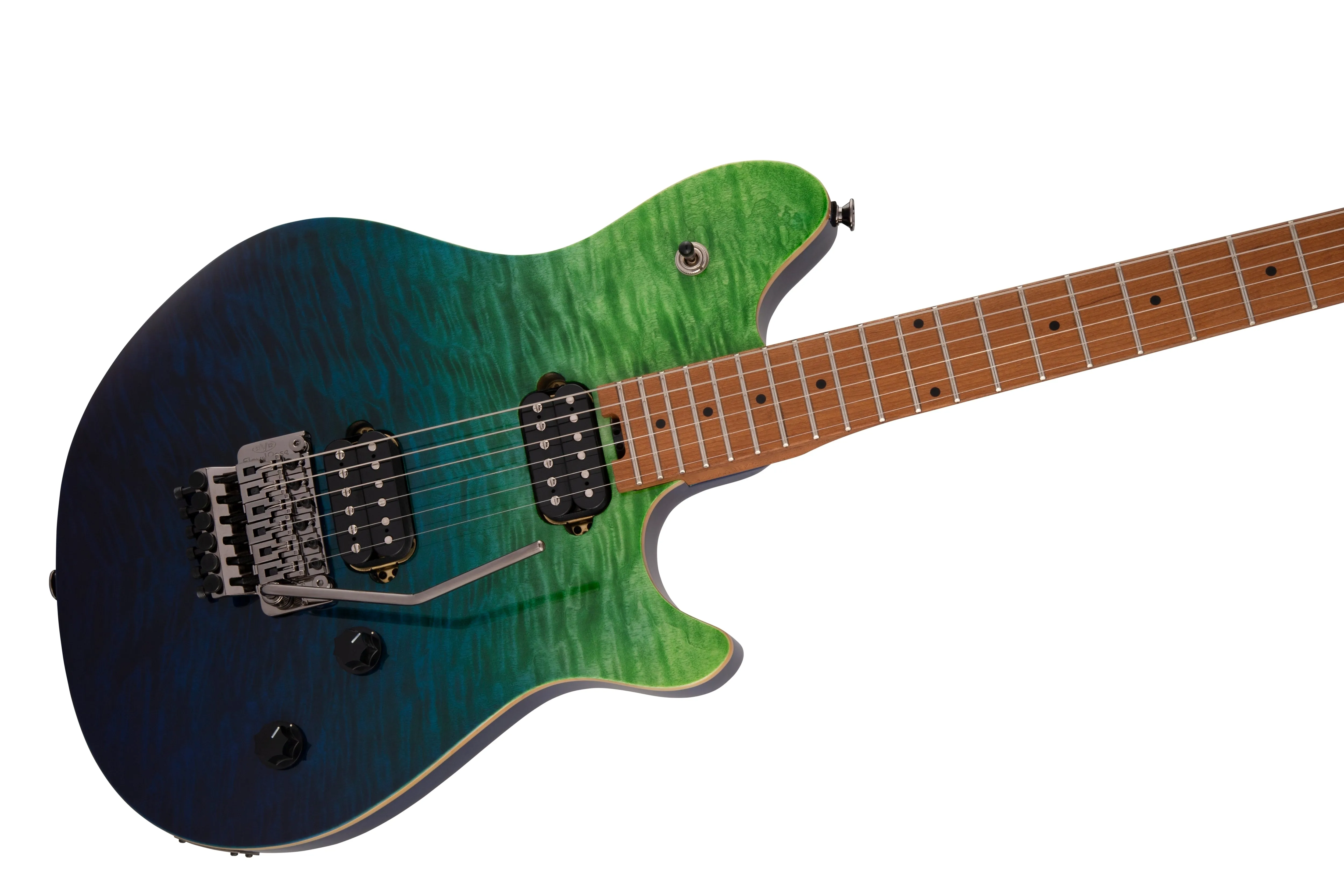EVH Wolfgang WG Standard QM, Baked Maple Fingerboard in Tahiti Night