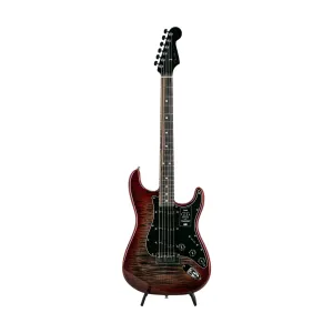 Fender American Ultra Limited Edition Stratocaster Electric Guitar, Ebony FB, Umbra Burst