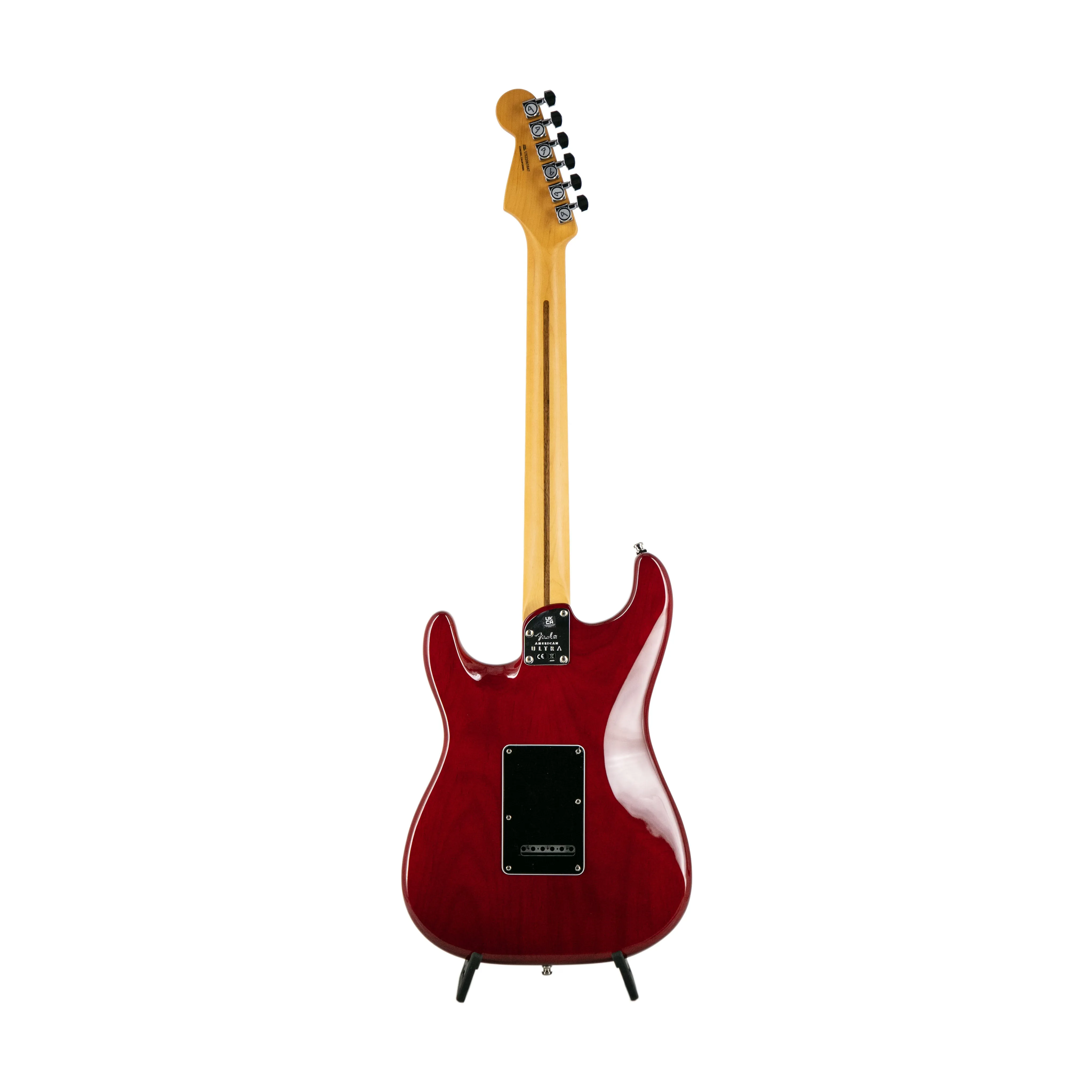 Fender American Ultra Limited Edition Stratocaster Electric Guitar, Ebony FB, Umbra Burst
