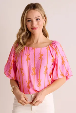 Gabriela Top- Pink