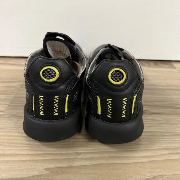 Geox Respira Sneakers Black Men Size US 5/EU 37 Breathable Antishock NWOB