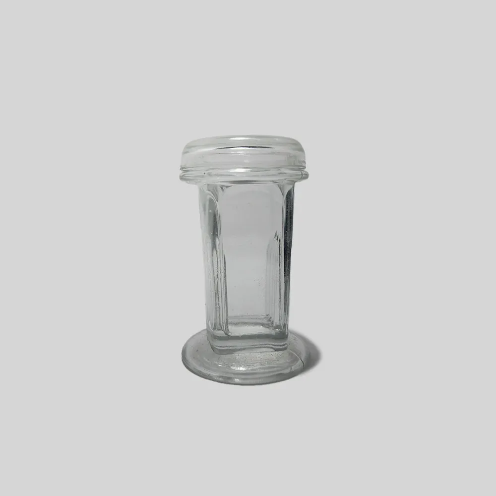 Glass Coplin Jar with Lid – Holds Up to 5 Microscope Slides
