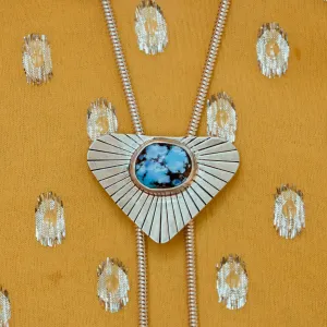 Golden Hills Turquoise Chain Bolo #1