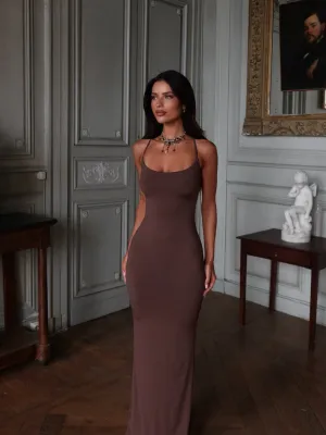 GYPSY MAXI DRESS CHOCOLATE